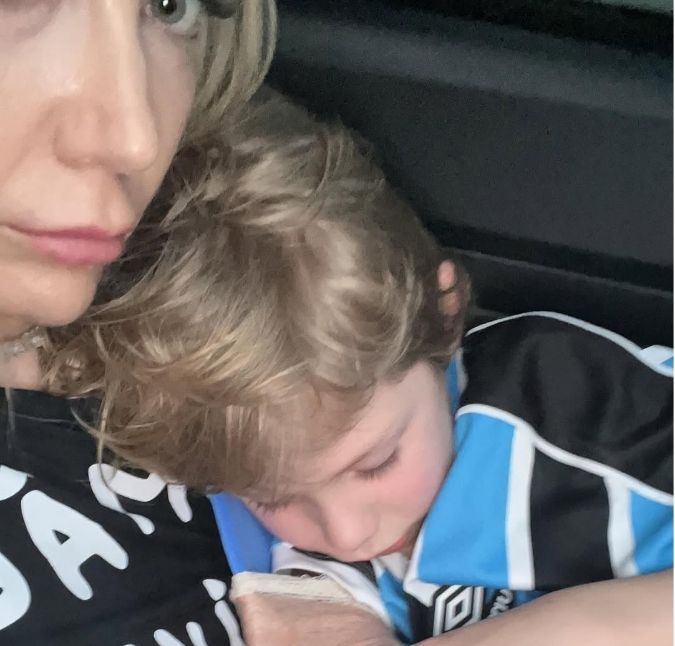 Filho e Luiza Possi passa por cirurgia após queda: <i>Foi tudo muito rápido</i>